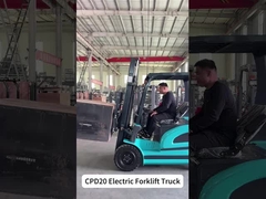 Синий вилочный погрузчик