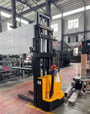 Electric Pallet Stacker Walkie Forklift with 550/680mm Fork Width 24/80ah Battery and 1070mm Fork Length