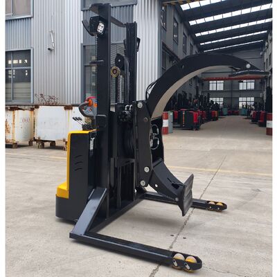 Heavy-Duty High-Performance Walkie Clamp Stacker-0.5T / 1T Loading Capacity,  Pedestrian Electric Clamp Stacker for Warehouse