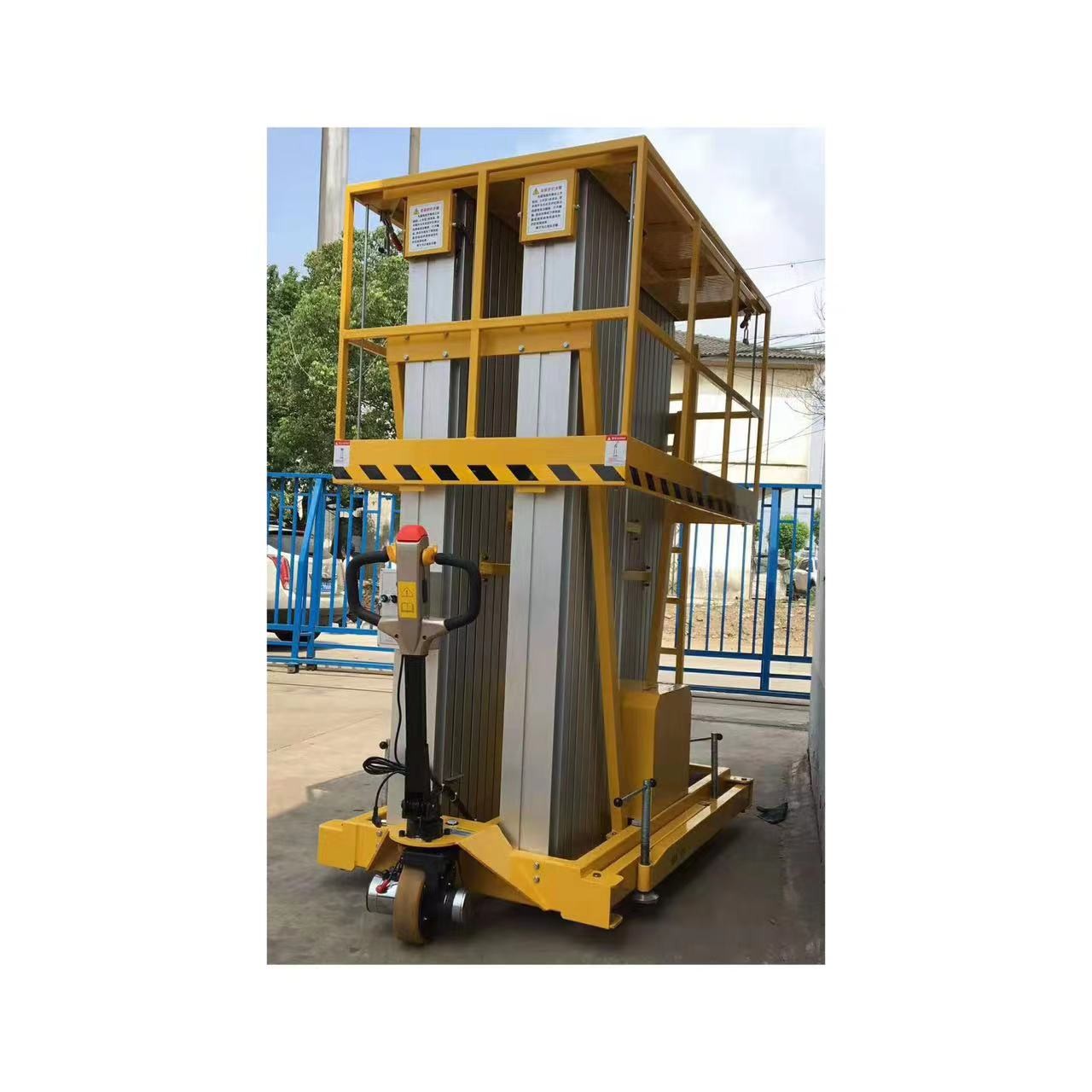 ME1000-1 One Man Hydraulic Lift 130kg Load Capacity 12m Working Height