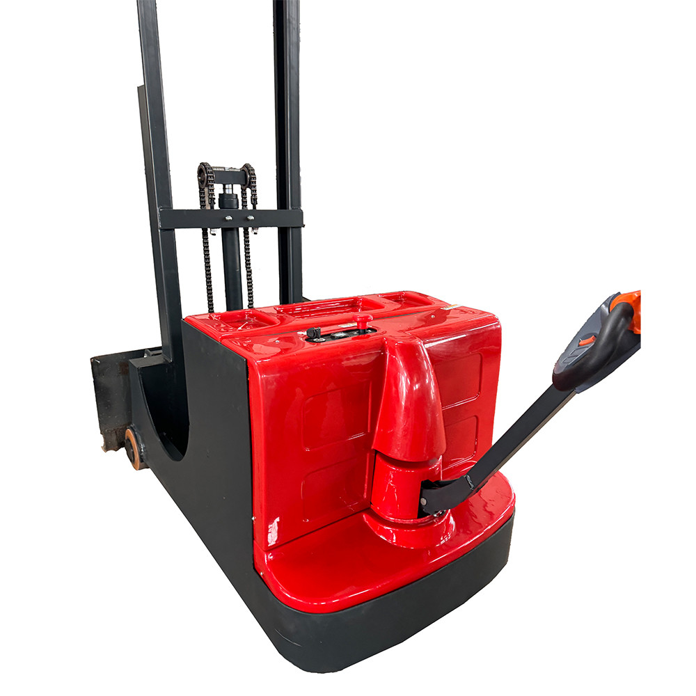 High quality full electric counterbalanced walkie pallet pedestrian stacker 1ton 3meter with CE certificate