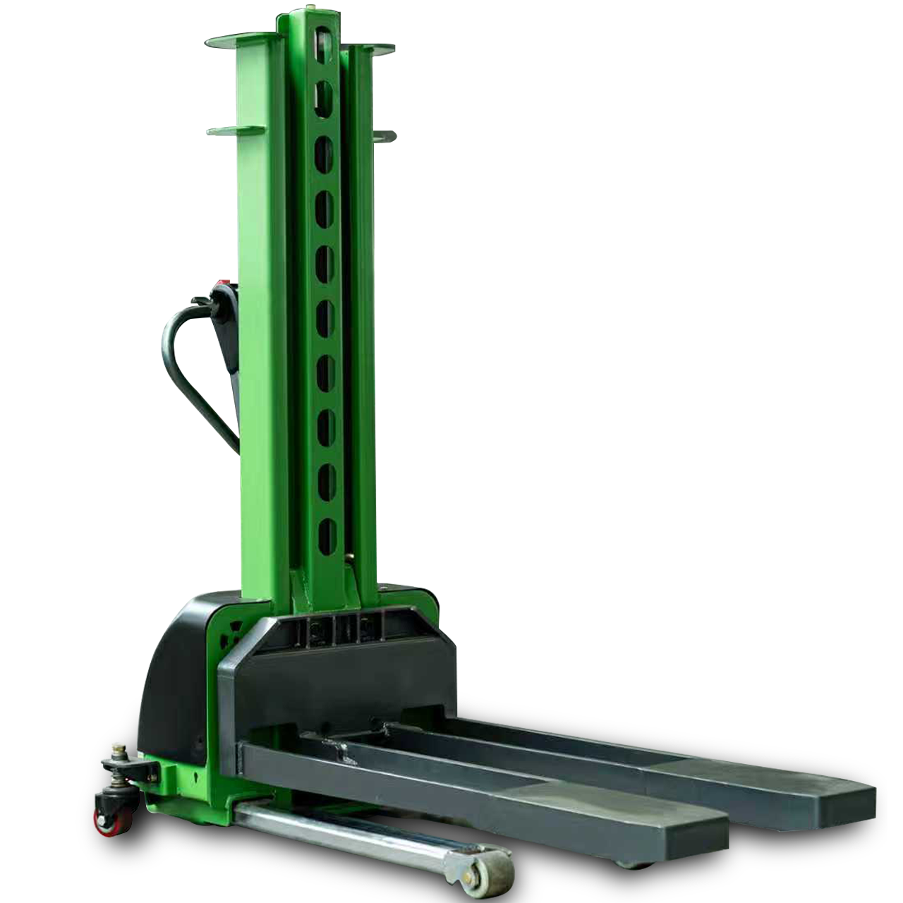 High Quality Full Electric Self Loading Stacker 500kg 700kg 1000kg Powerful Portable Forklift for Truck Loading